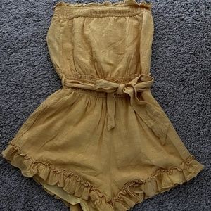Selfie Leslie Medium Yellow Romper